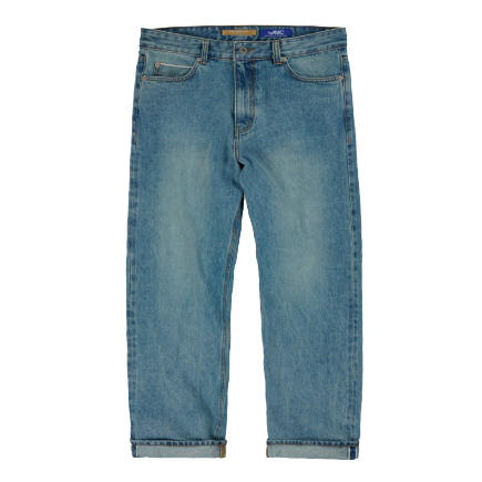 OG Selvedge Regular Denim Jeans - Light Blue