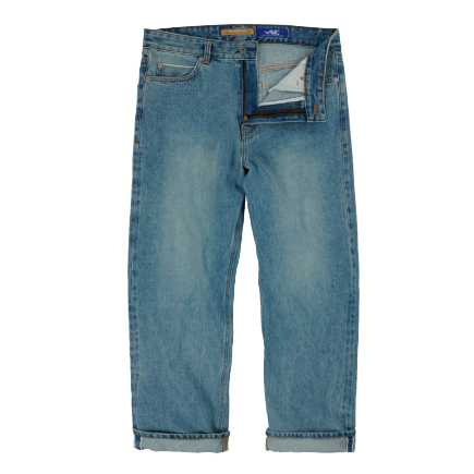OG Selvedge Regular Denim Jeans - Light Blue