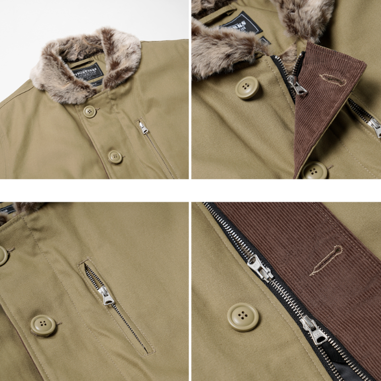 Edgar N-1 Deck Jacket - Beige