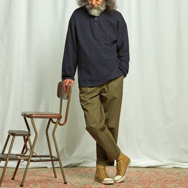 OG Haworth One Tuck Pants - Olive
