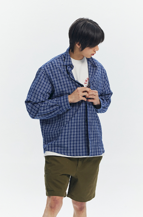 Washed Officer Chino Shorts - Olive