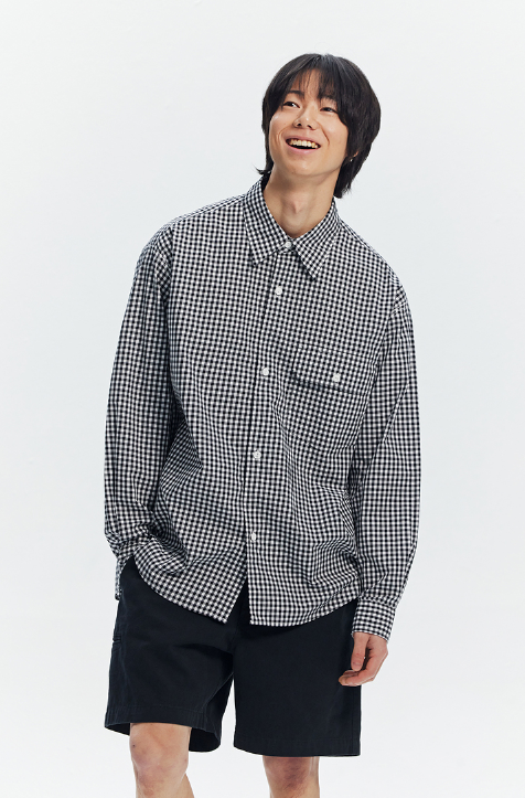 Washed Officer Chino Shorts - Black