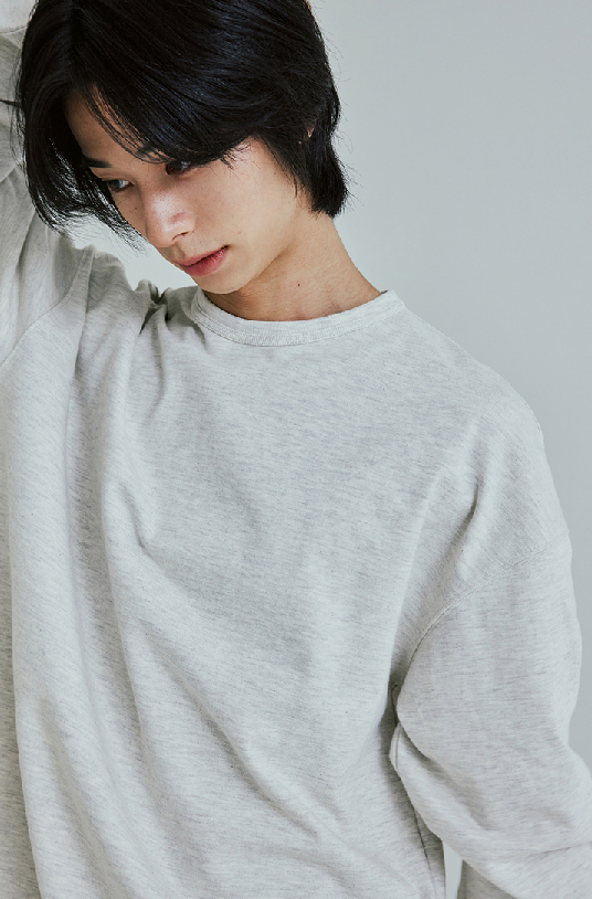 OG Double Rib L/S T-Shirt - Oatmeal