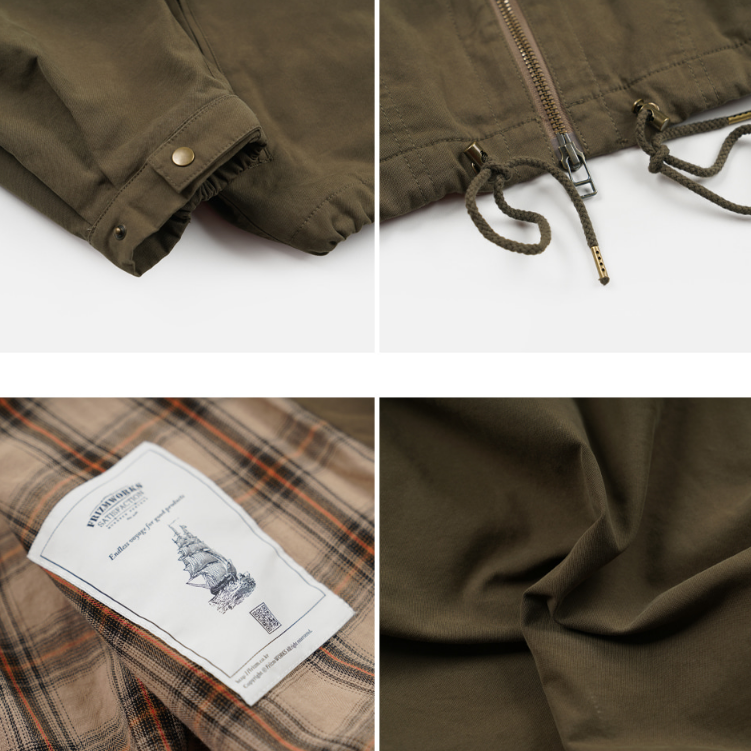Sailing Hooded Parka - Olive