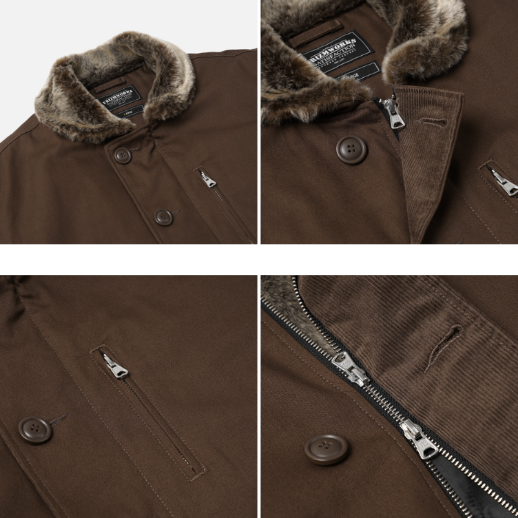 Edgar N-1 Deck Jacket - Brown