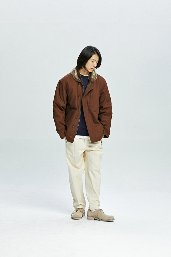 Edgar N-1 Deck Jacket - Brown