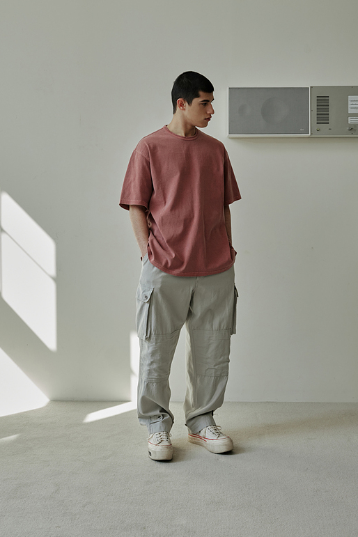 OG Pigment-Dyed Half Tee - Pink