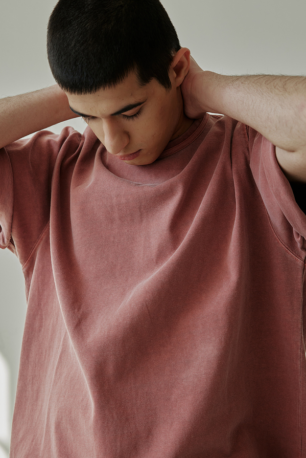 OG Pigment-Dyed Half Tee - Pink