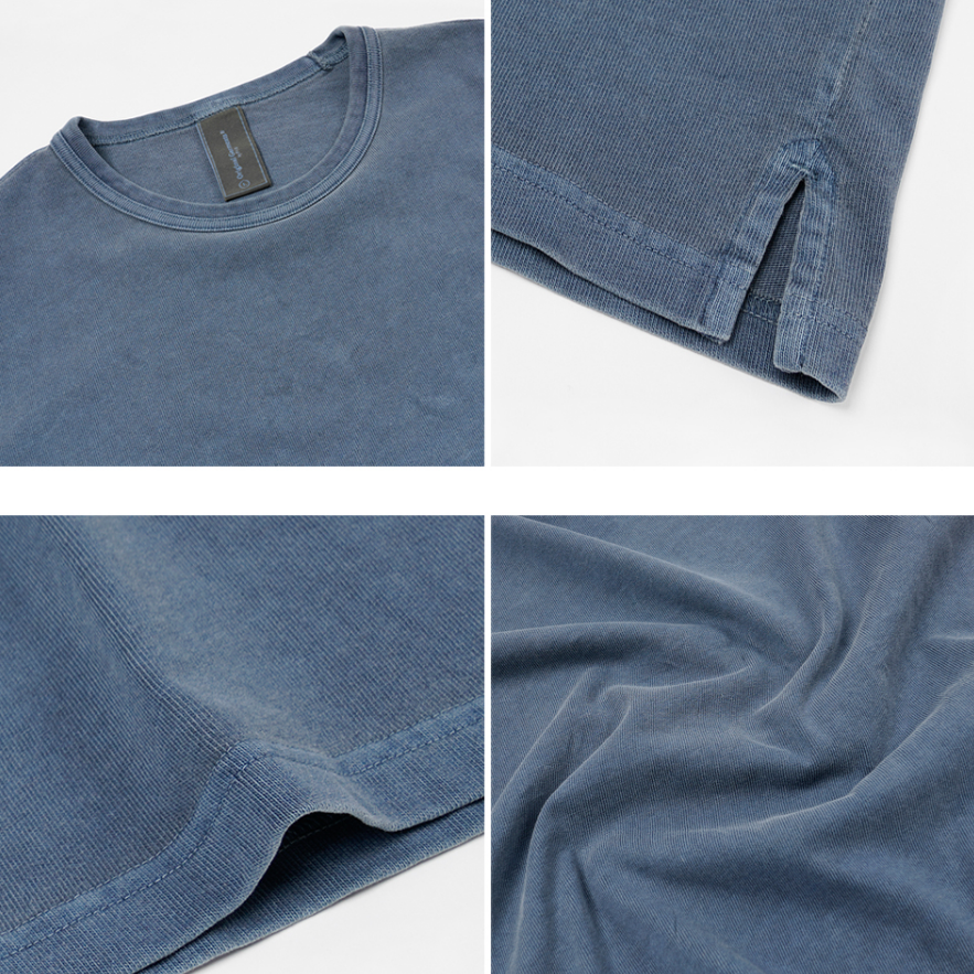 OG Pigment-Dyed Half Tee - Blue