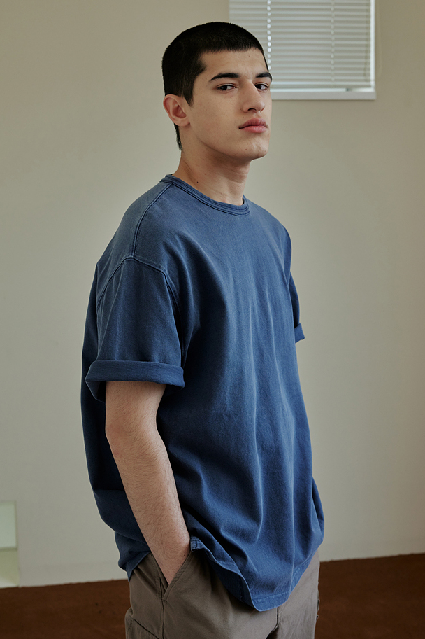 OG Pigment-Dyed Half Tee - Blue