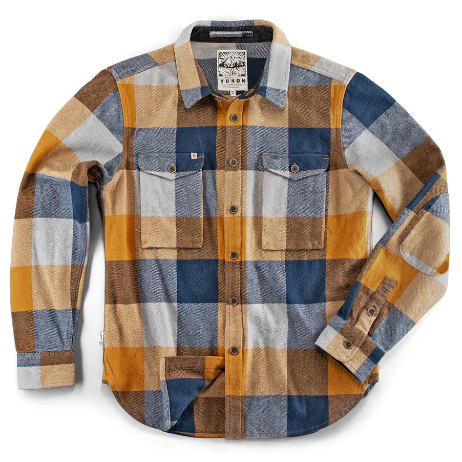 Big Yukon Flannel Check Shirt - Tan