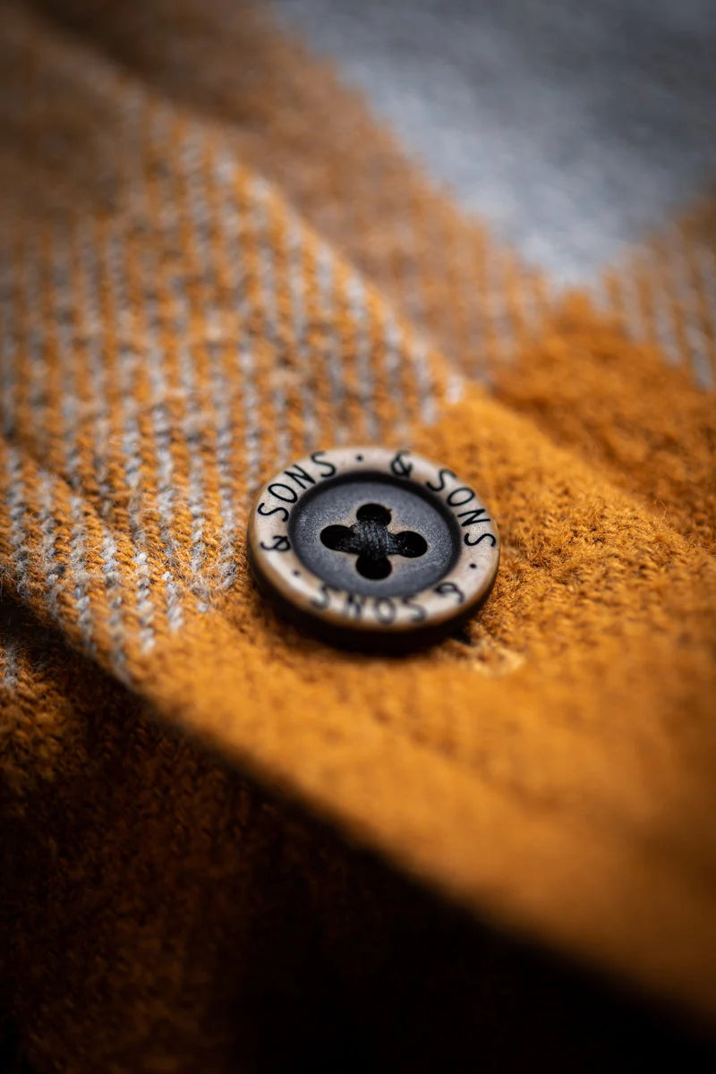 Big Yukon Flannel Check Shirt - Tan