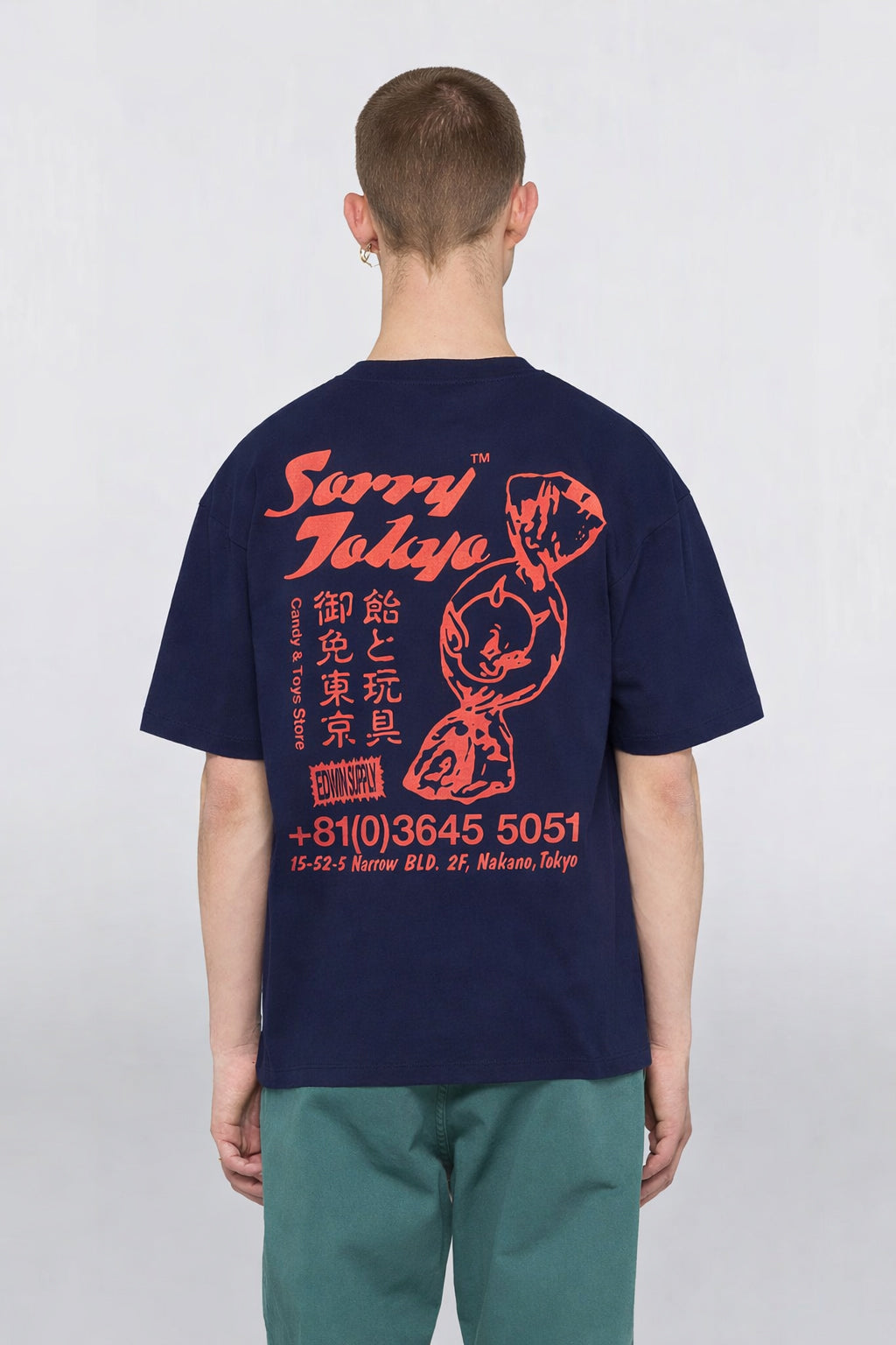 Sorry Tokyo T-Shirt - Maritime Blue
