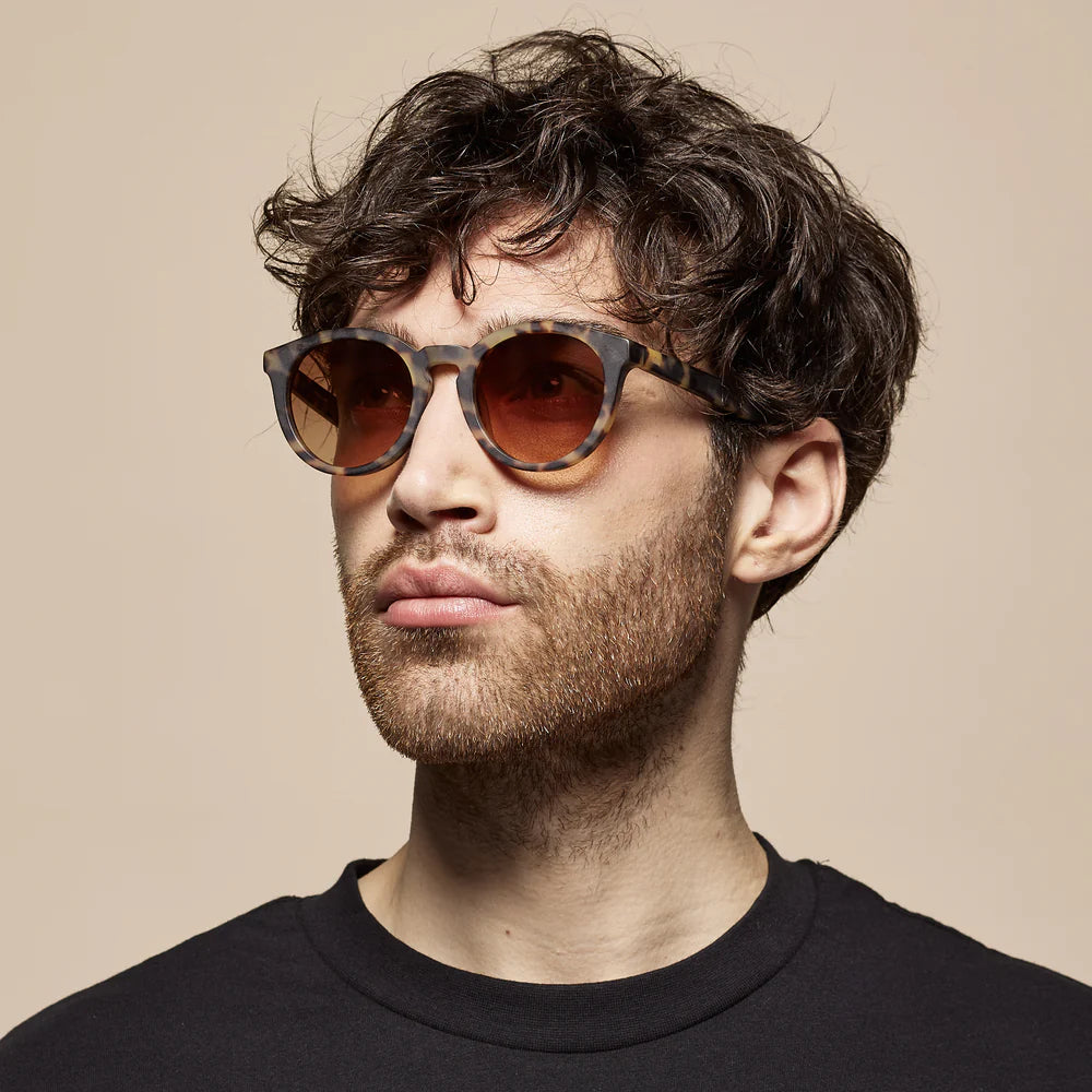Bailey Matte Light Tortoise Sunglasses & Original Lens