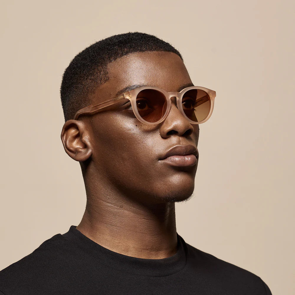 Bailey Matte Peach Sunglasses & Original Lens