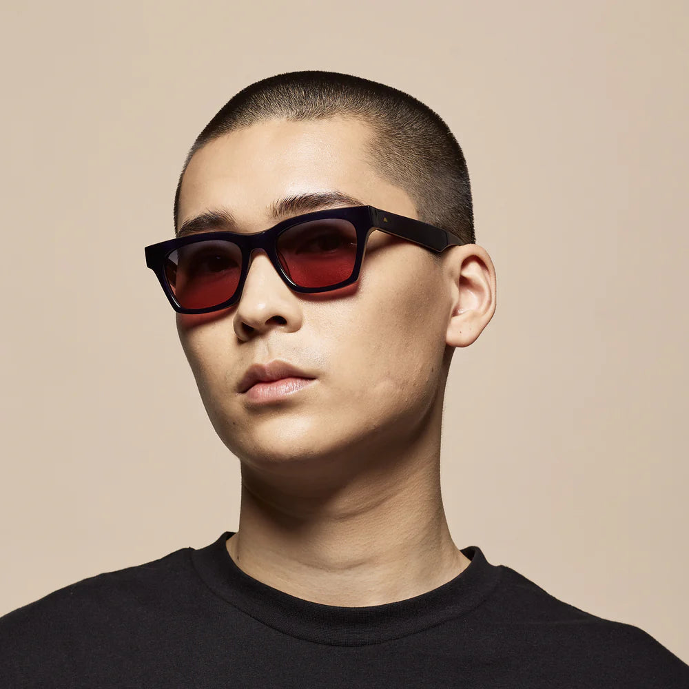 Casey Polished Midnight Sunglasses & Boulevard Lens