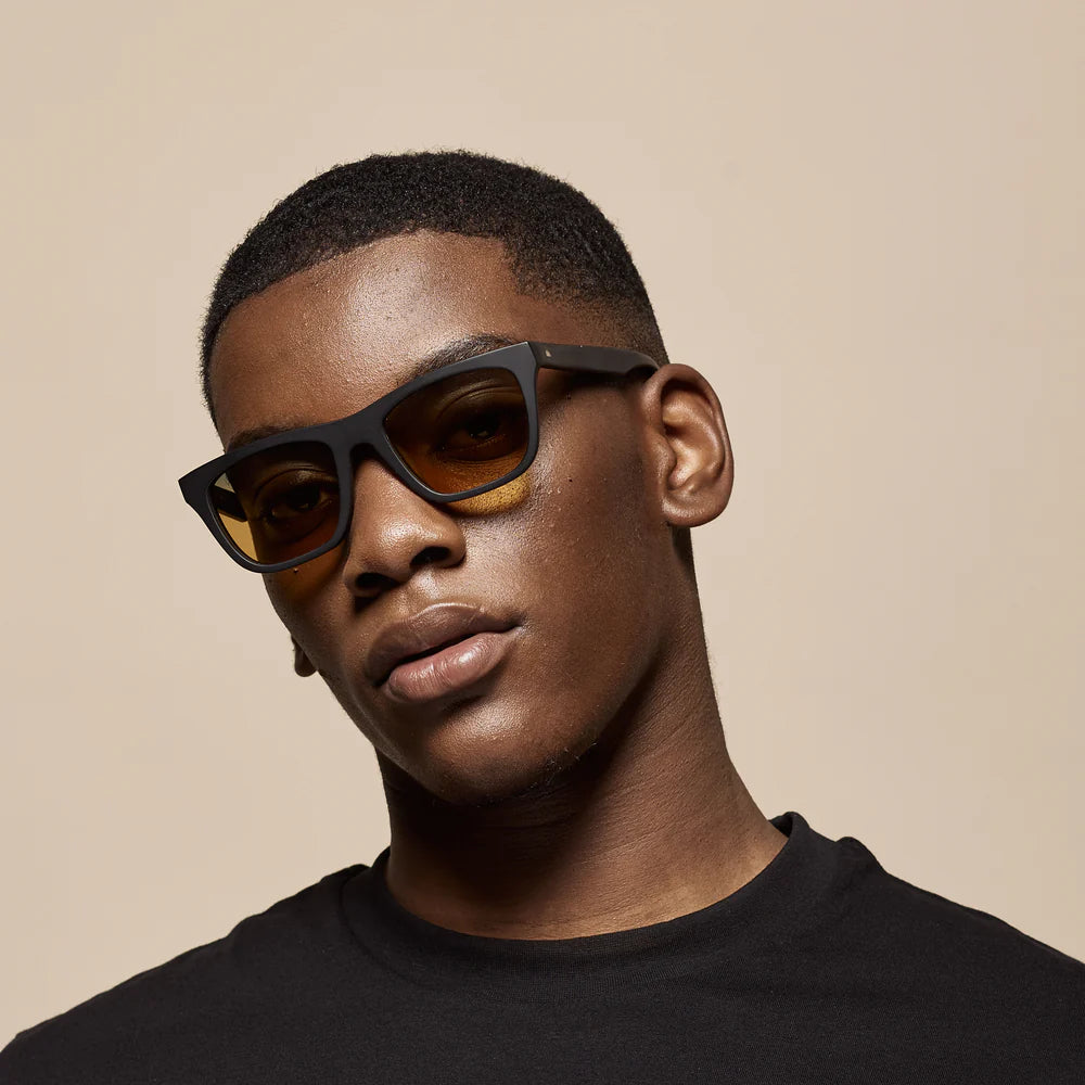 Flint Matte Black Sunglasses & Tropic High Lens