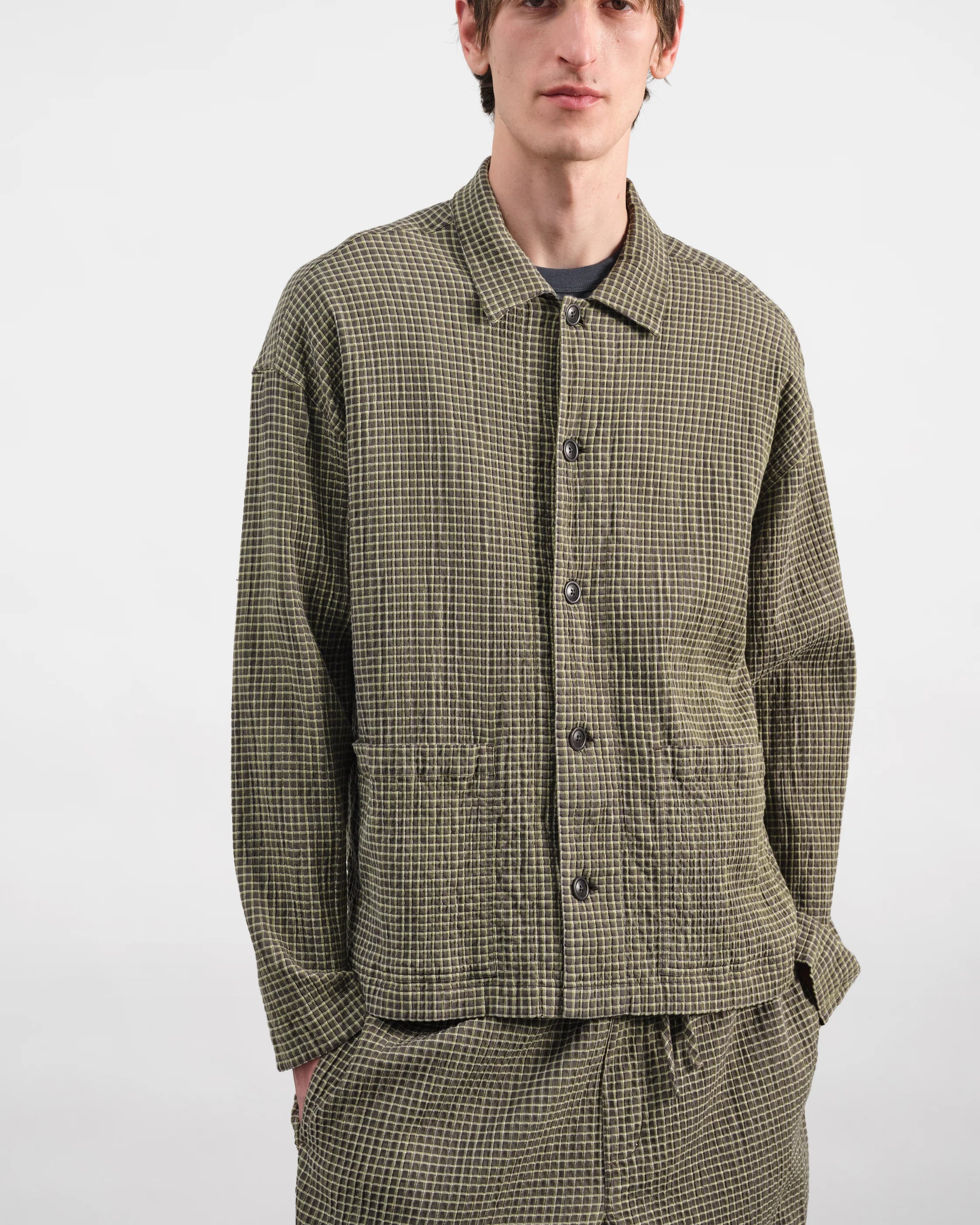 PJ Overshirt - Green Multi