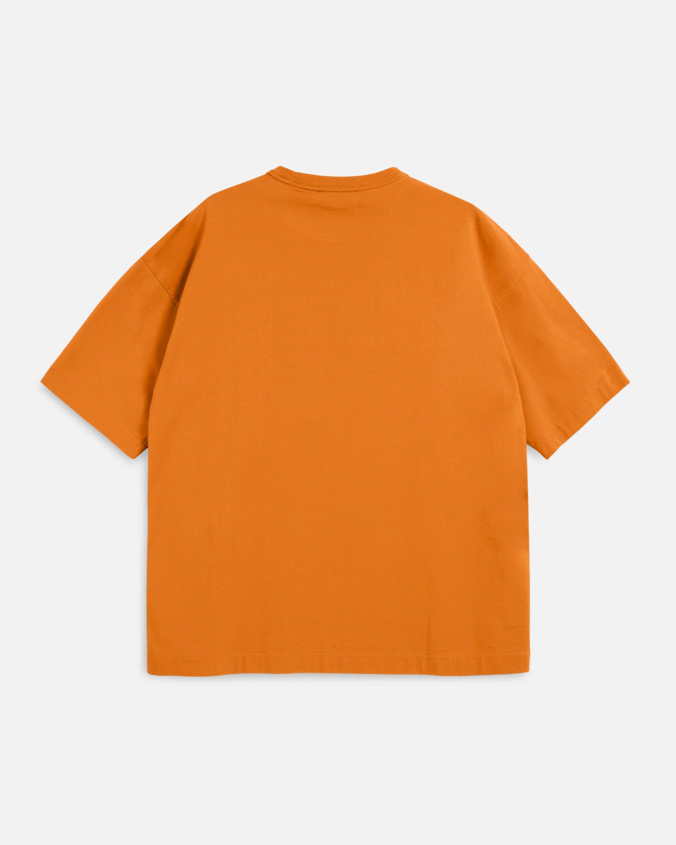 Triple T-Shirt - Orange Chainstitch Print