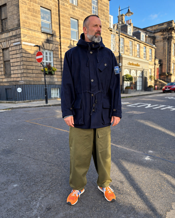 Boston Parka - Navy Mowbray Wool