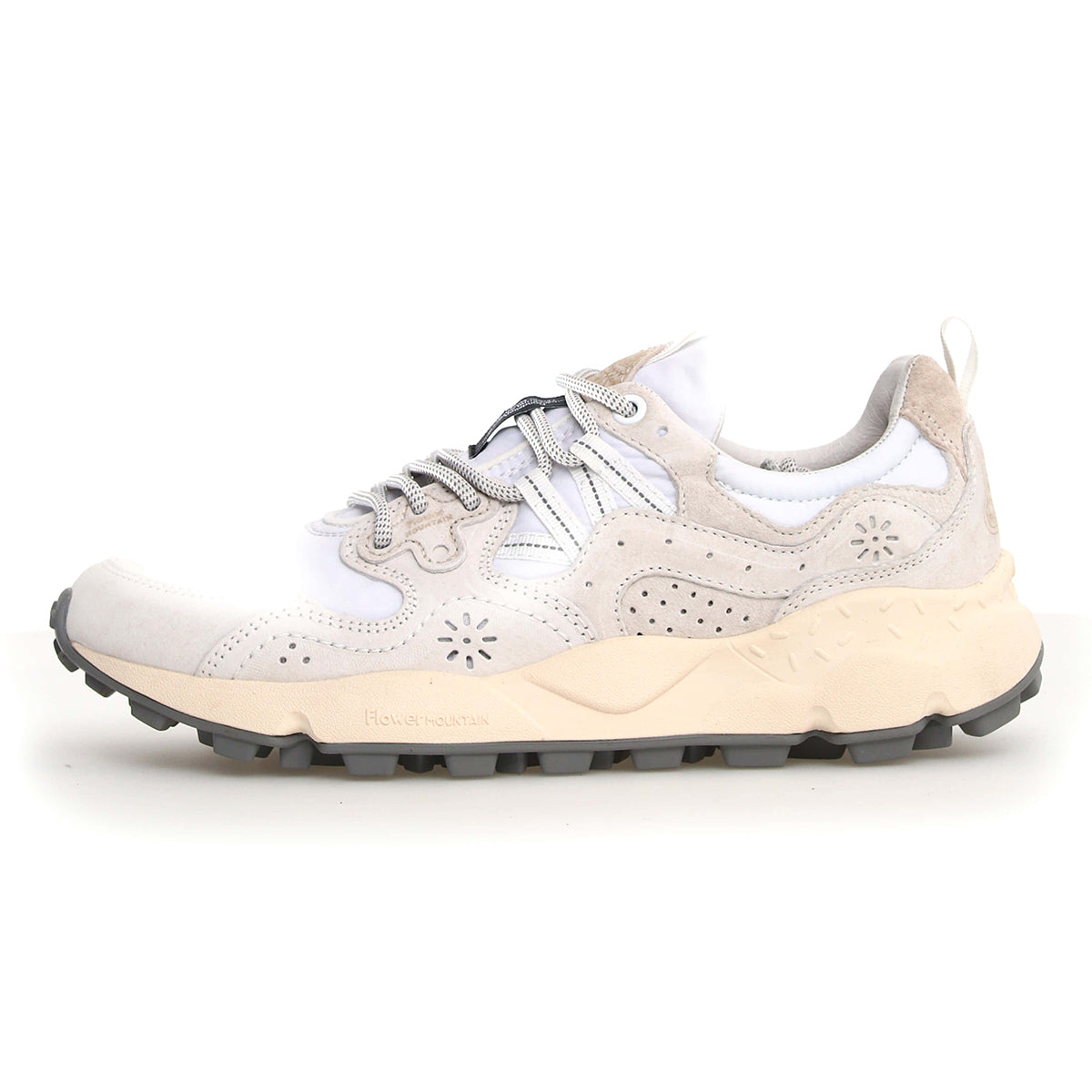 Yamano 3 Man Trainers - White/Off White