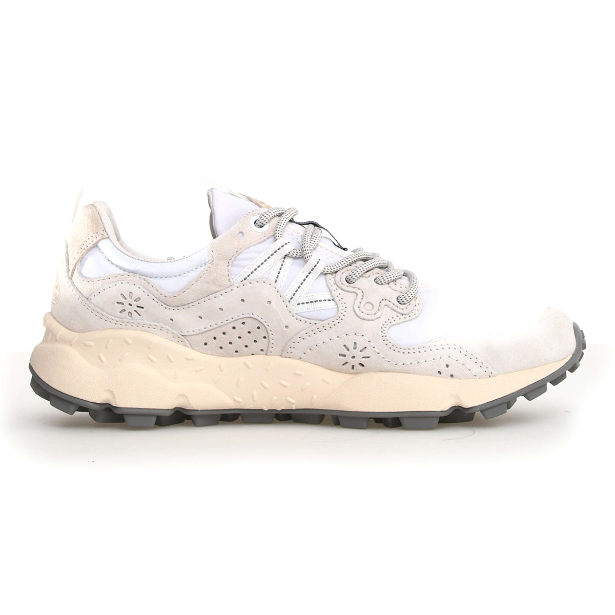 Yamano 3 Man Trainers - White/Off White