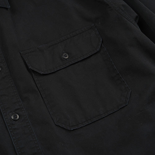Chino Officer Shirt - Black