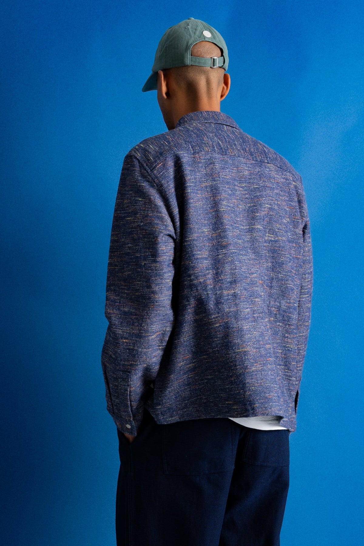 Assembly Jacket - Navy Multi Texture | Folk x Goss Brothers