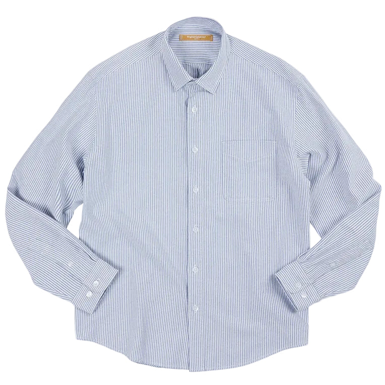 OG Stripe Oversized Shirt - Blue