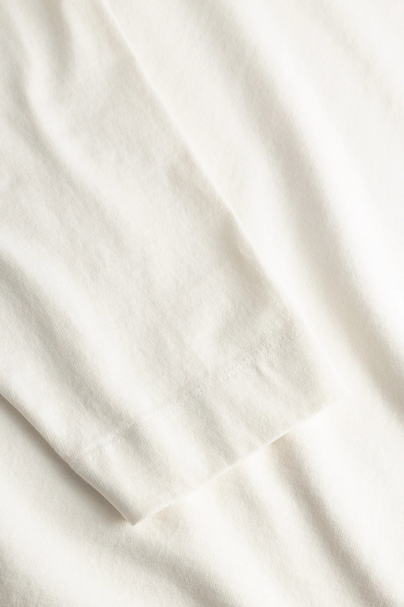 Isefjord Compact Cotton LS T-Shirt - Ecru