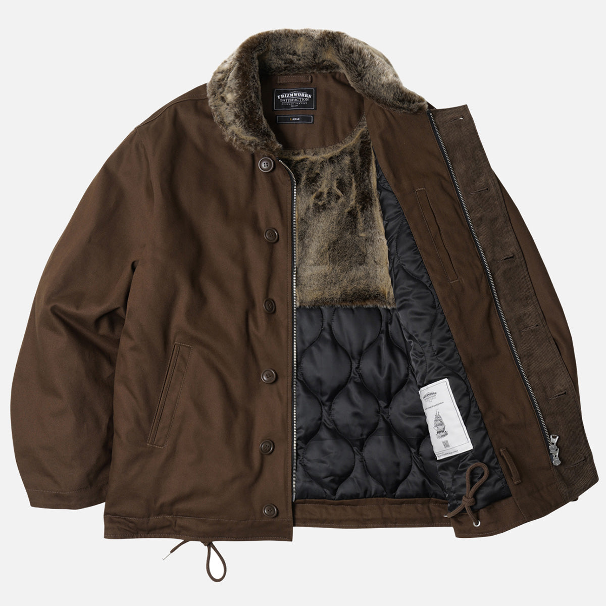 Edgar N-1 Deck Jacket - Brown