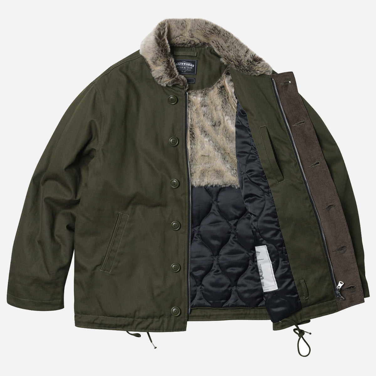 Edgar N-1 Deck Jacket - Olive