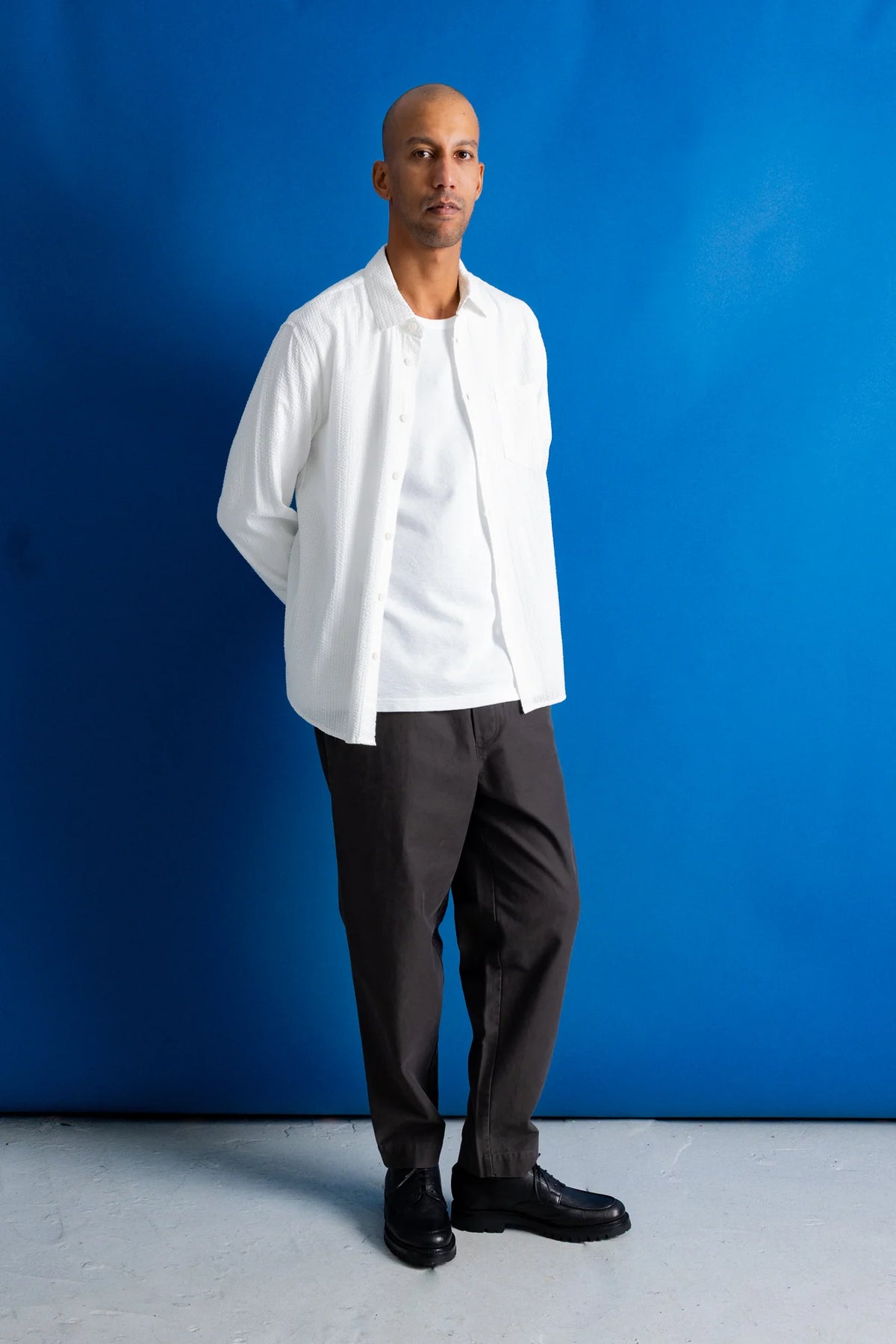 Assembly Pant - Charcoal Brown Slub