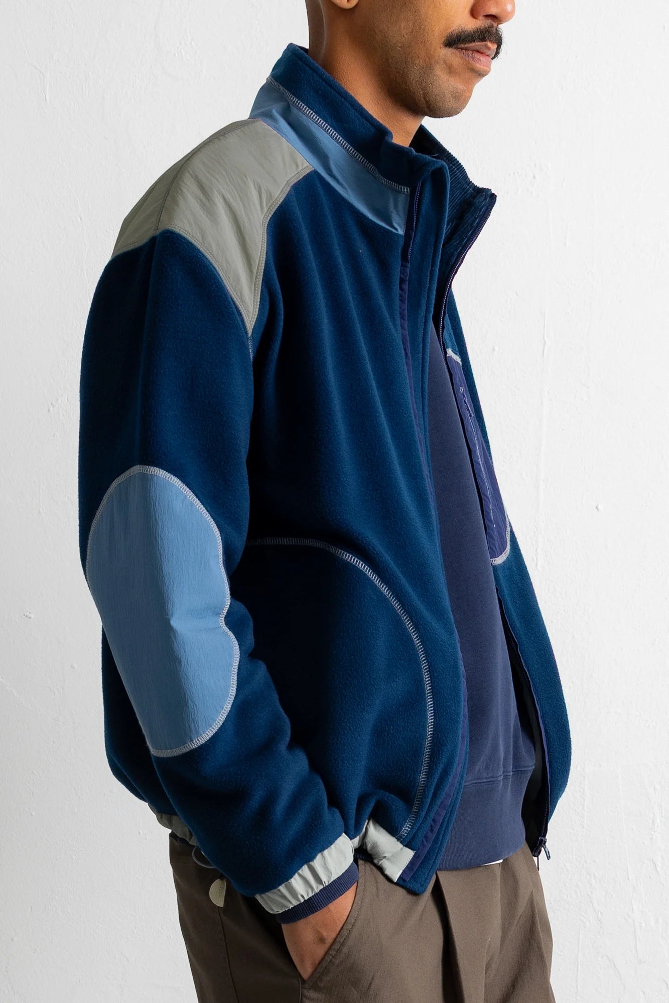 Curve Fleece - Rich Navy