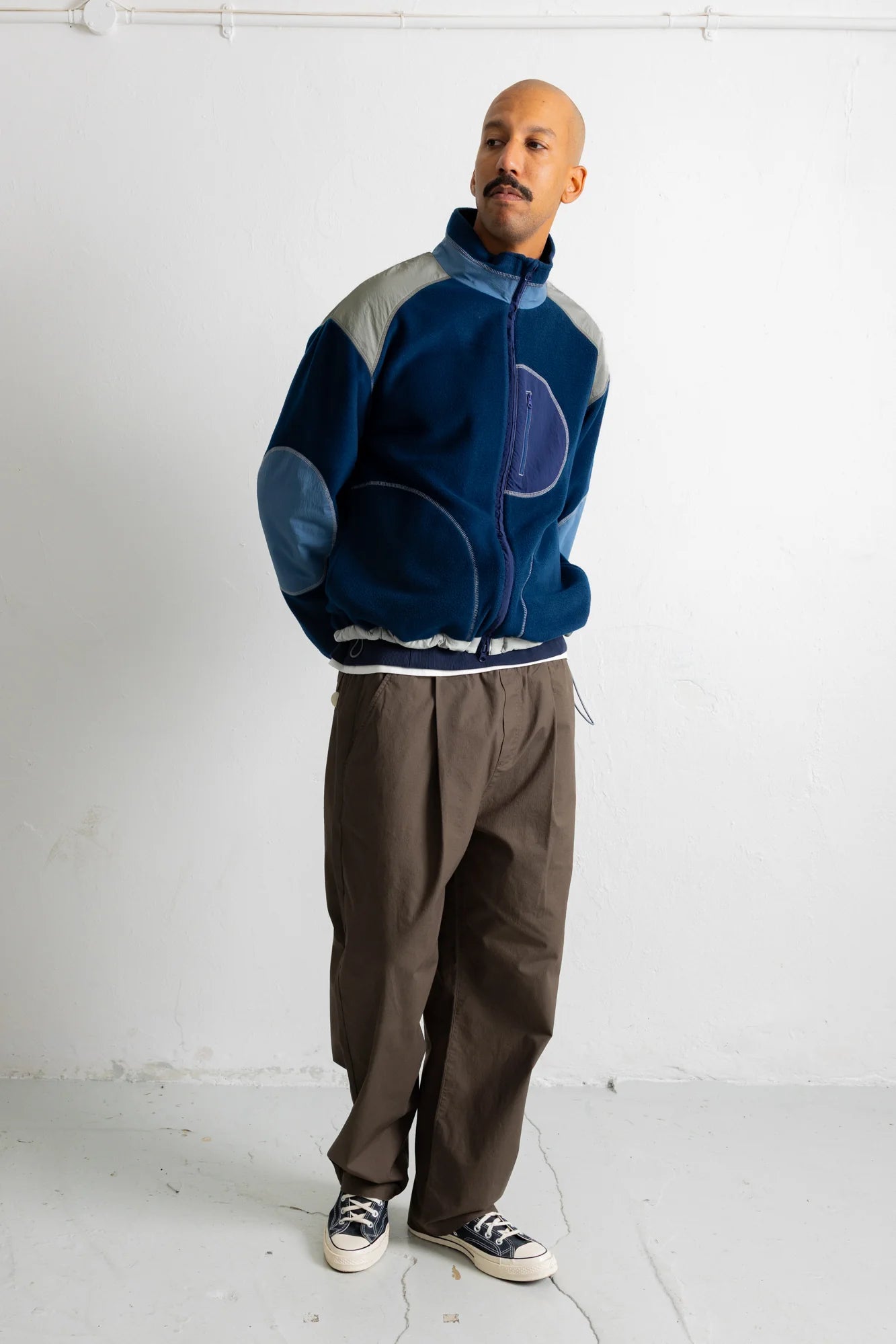 Curve Fleece - Rich Navy