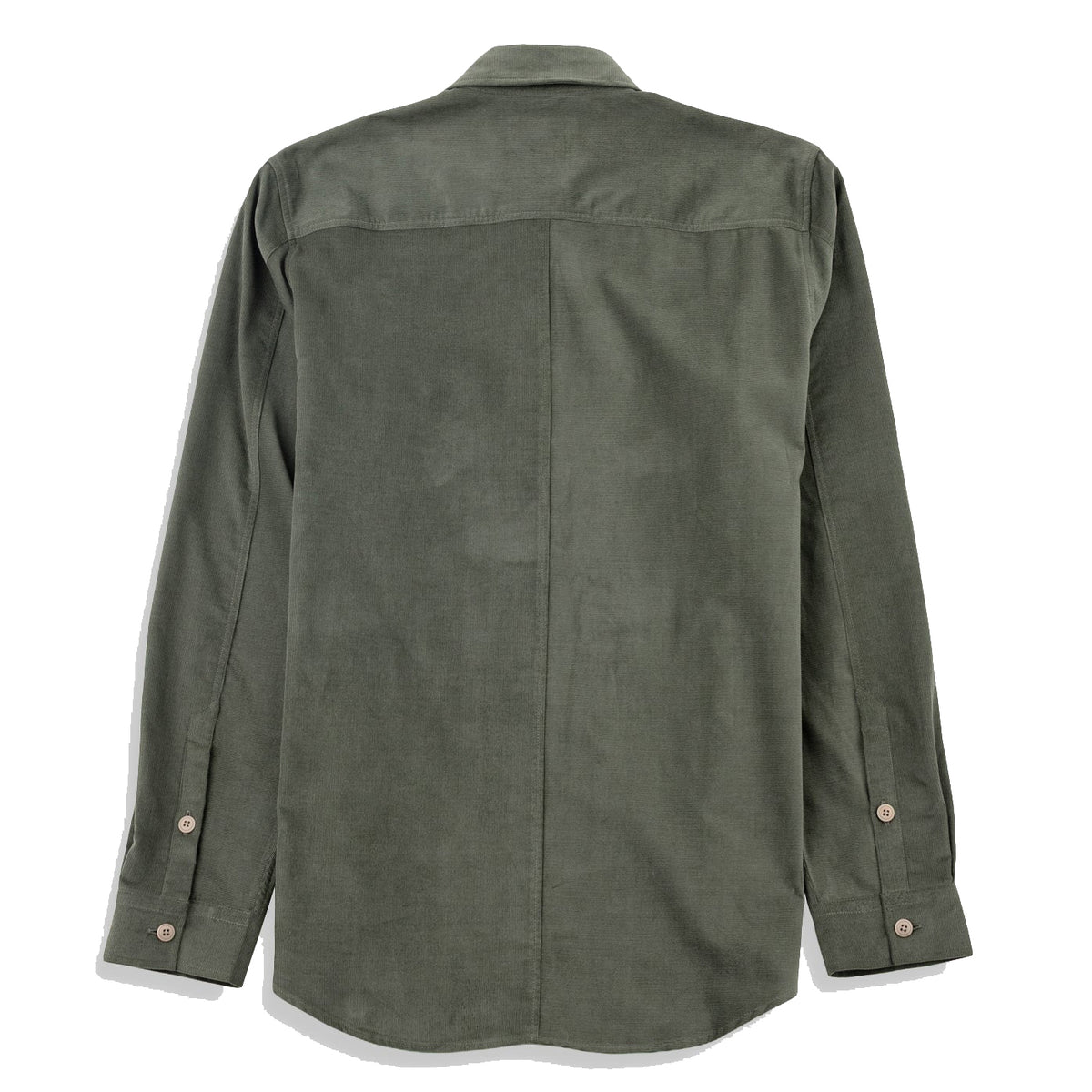 Direction Babycord Shirt - Dark Sage