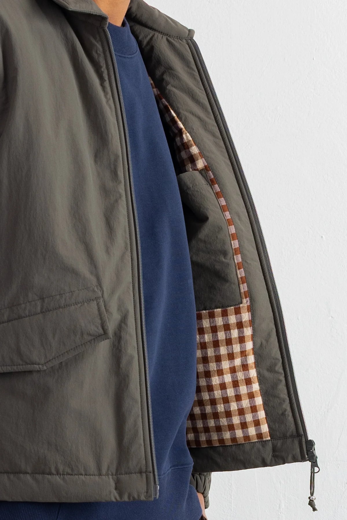 Wadded Bomber - Dark Olive