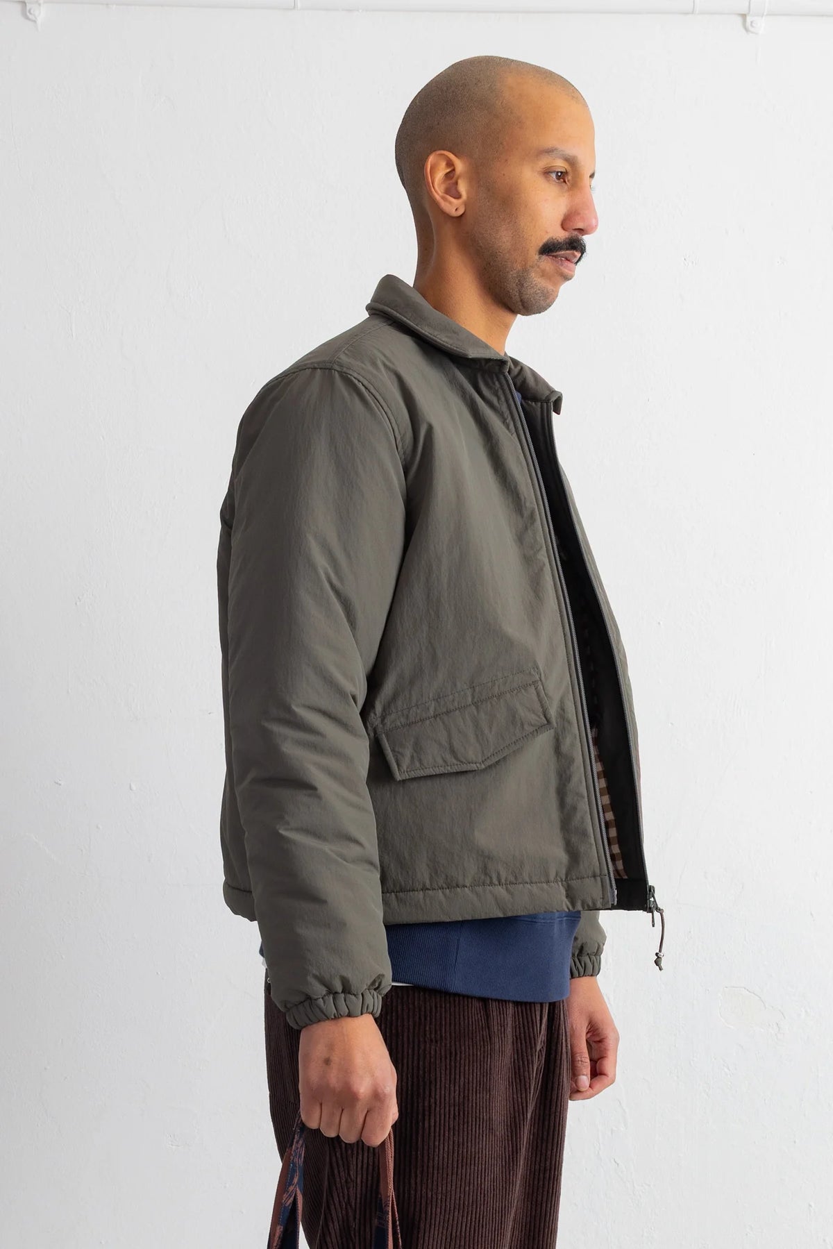 Wadded Bomber - Dark Olive