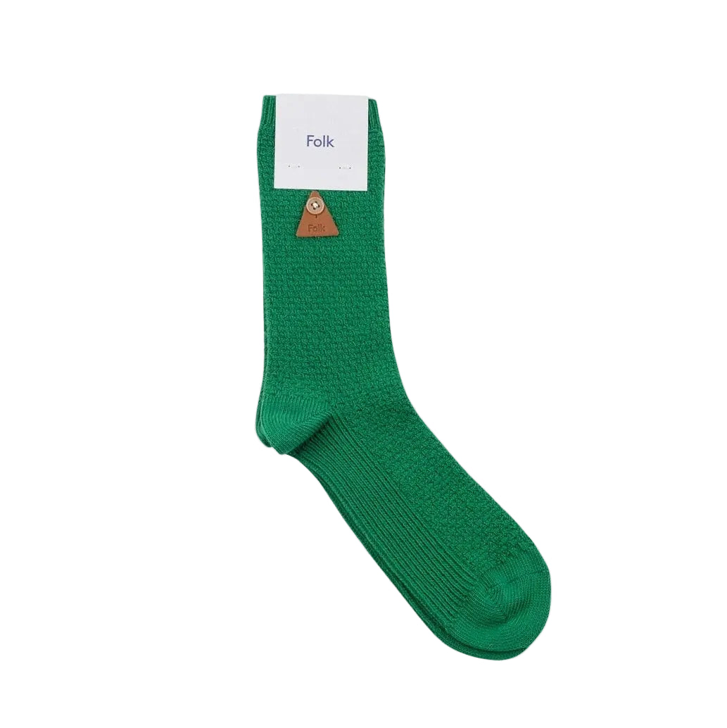 Waffle Sock - Green