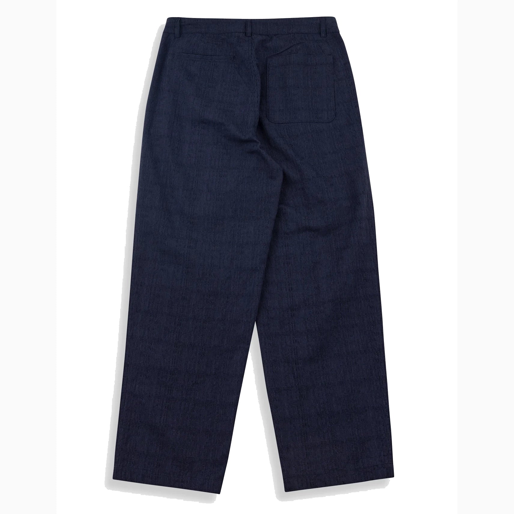 Wide Fit Trouser - Black Charcoal Stripe