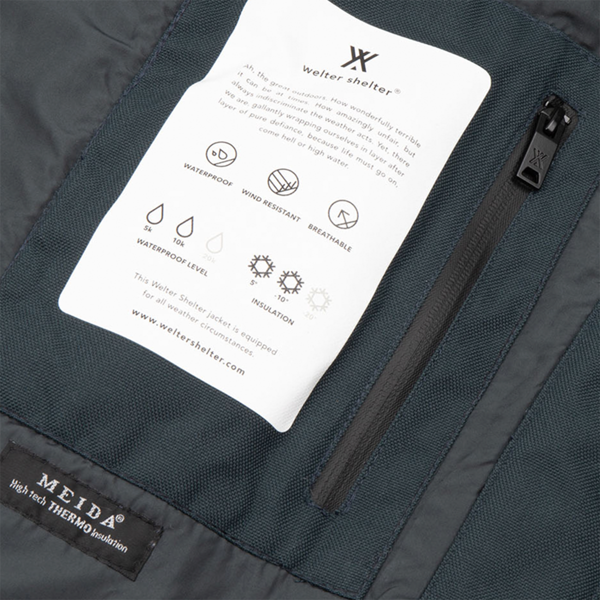 Terror Weather Parka Spoiler - Deep Aqua Green