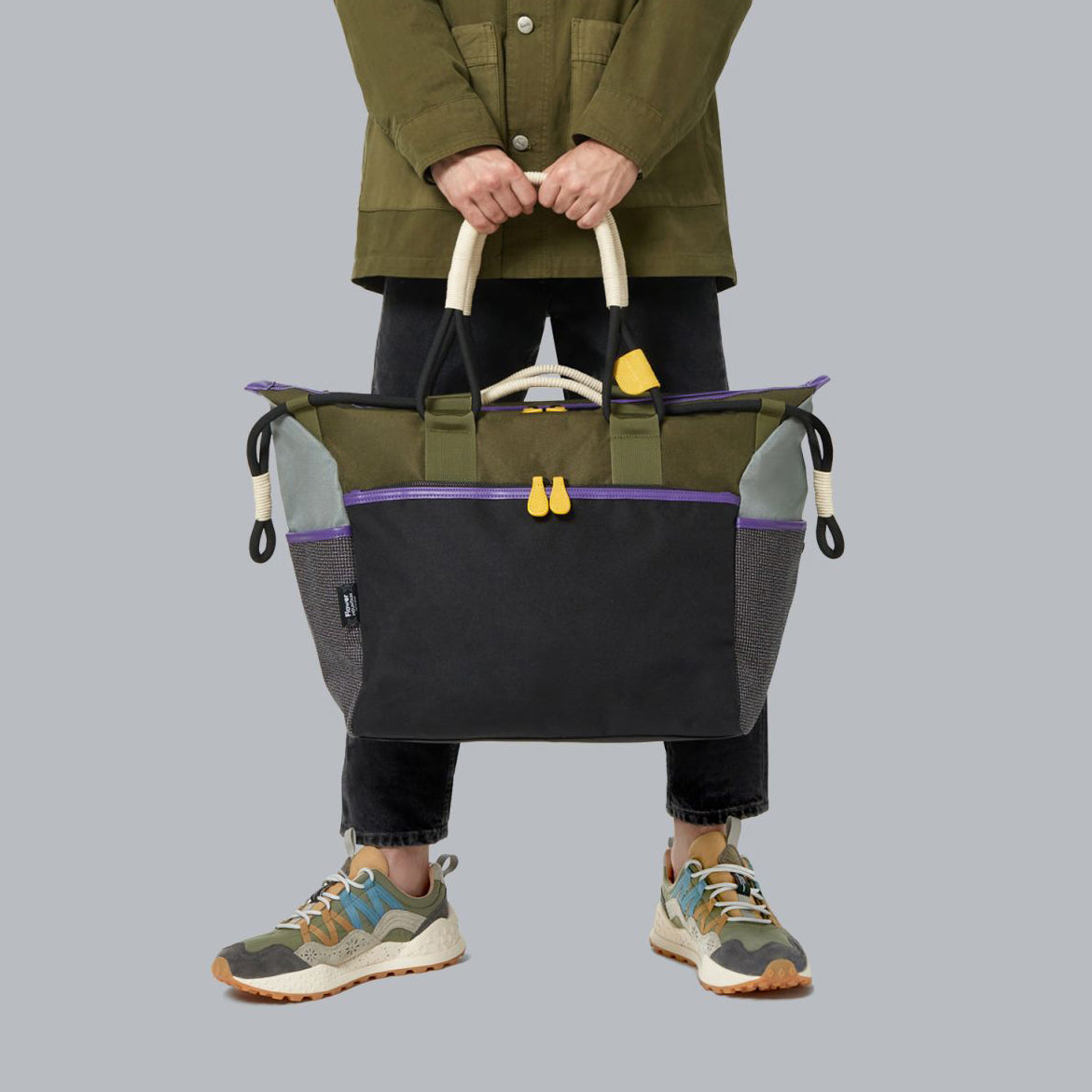 Weekend Bag - Grey/Green