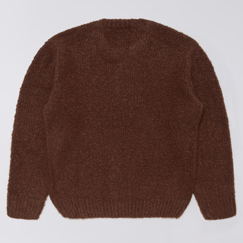 Dun Textured Sweater - Rum Raisin