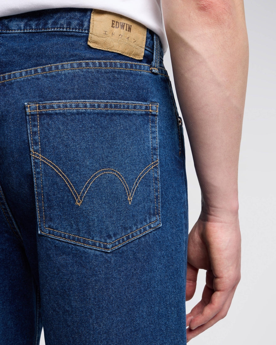 Loose Fit 12.5oz Jeans - Blue Dark Used