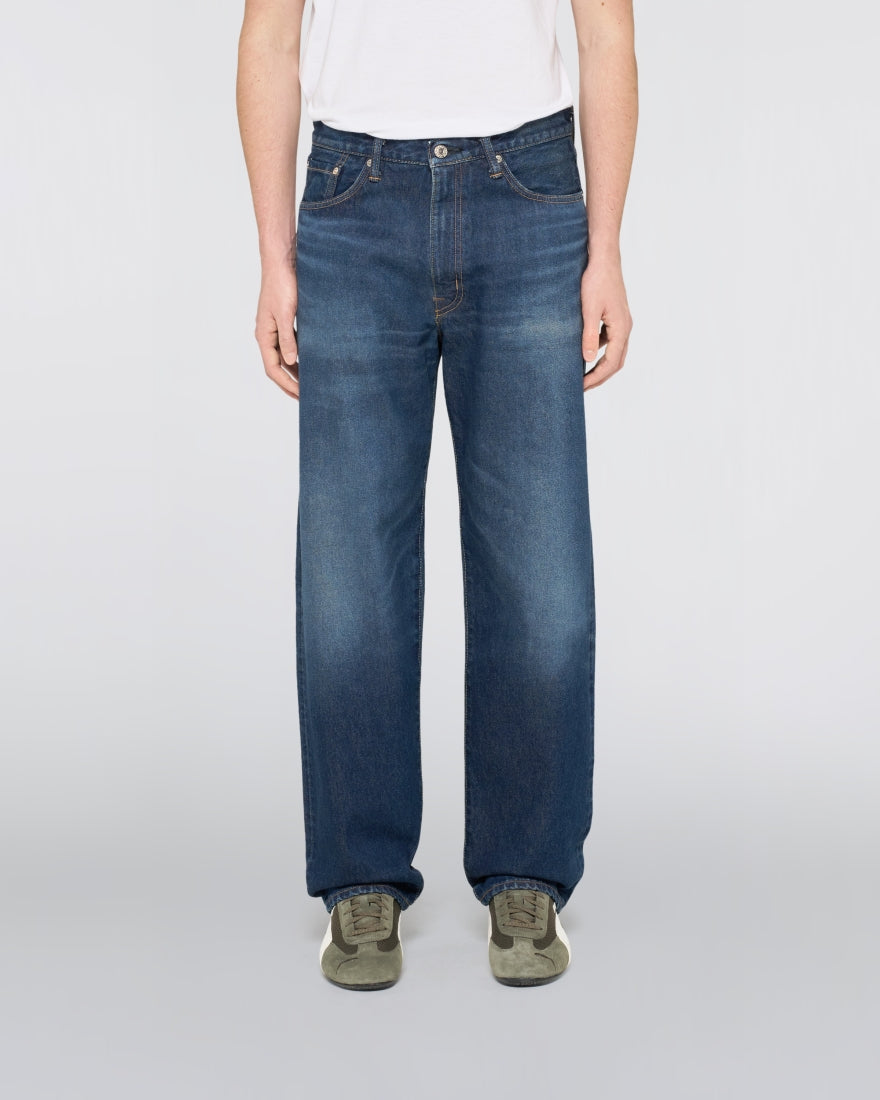 Loose Fit 12.5oz Jeans - Blue Dark Used