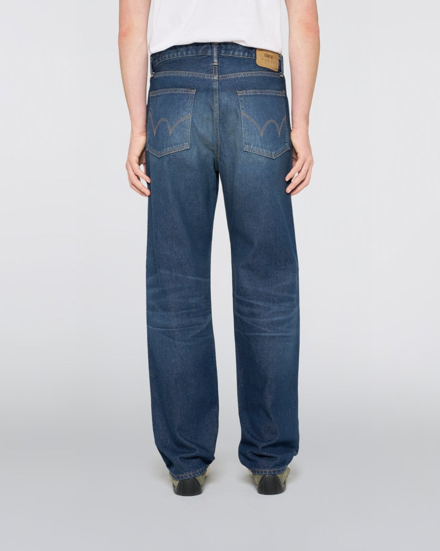 Loose Fit 12.5oz Jeans - Blue Dark Used