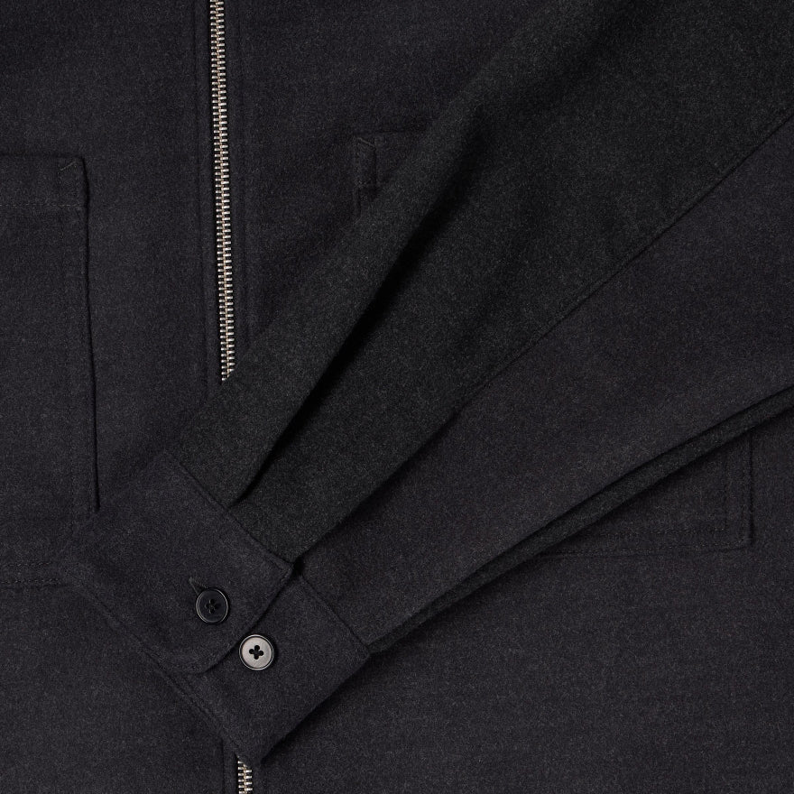 Snug Overshirt LS - Dark Grey Marl