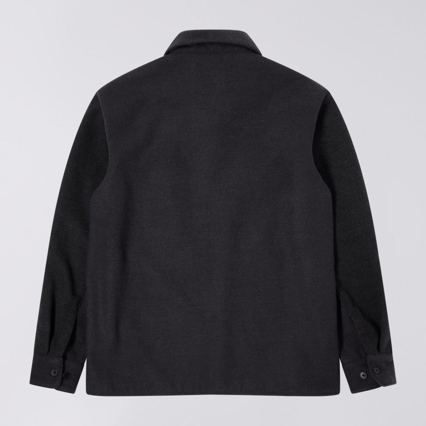 Snug Overshirt LS - Dark Grey Marl