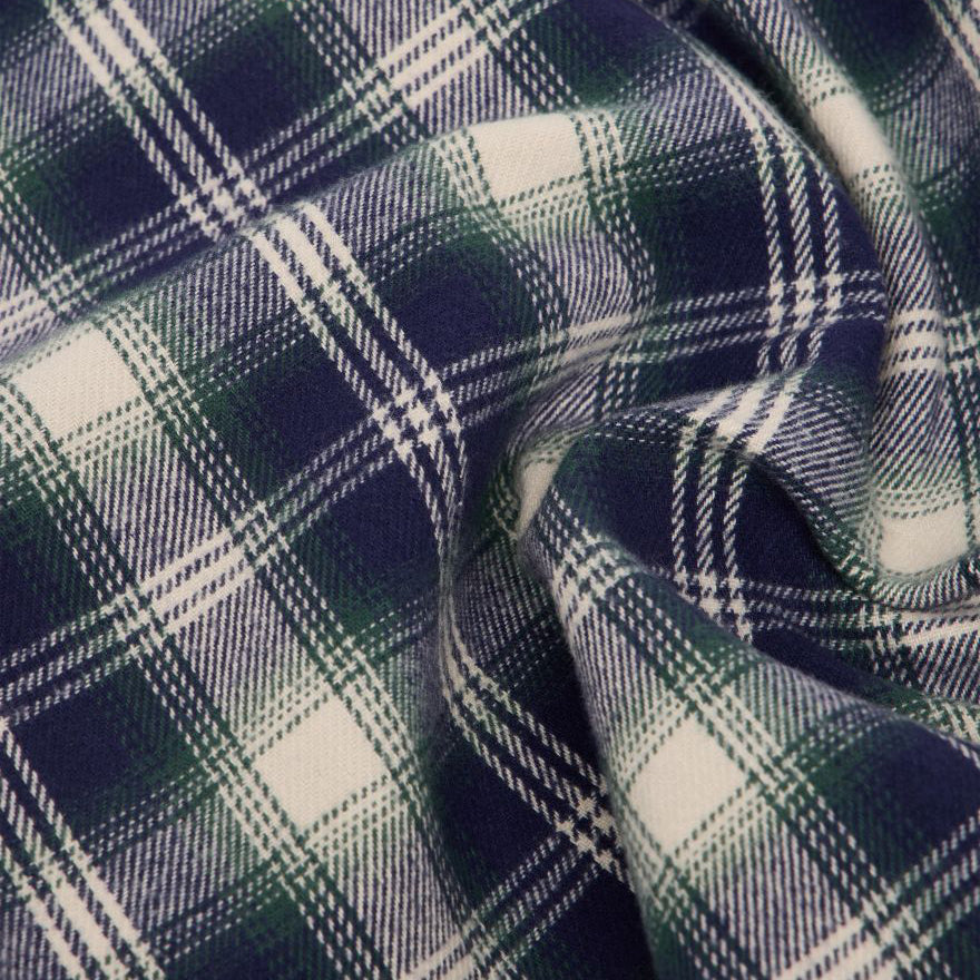 Work Shirt LS - Navy/Green