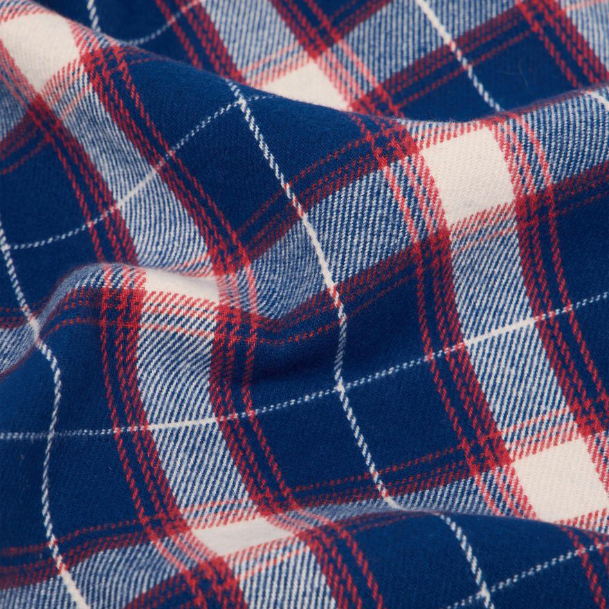 Work Shirt LS - Navy/Red